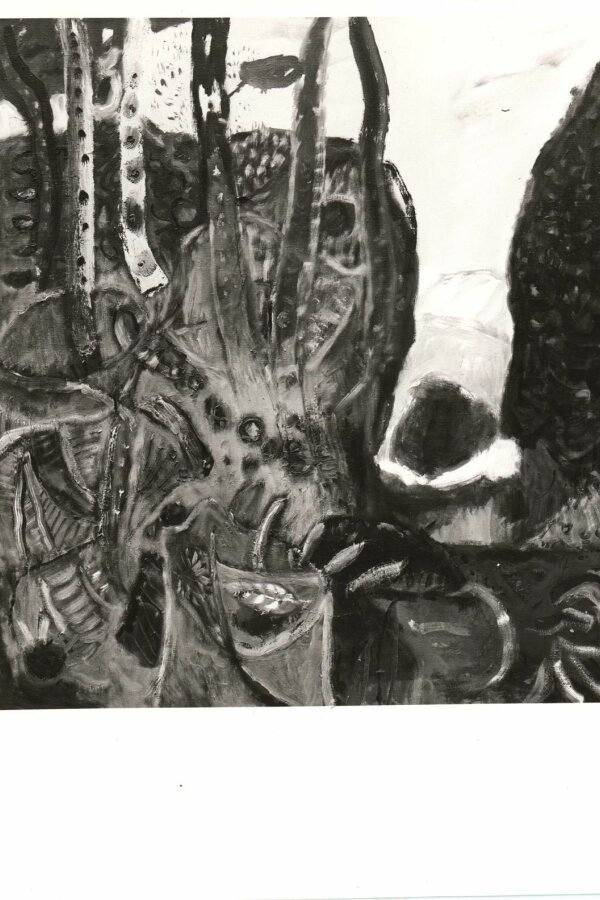 Karel Valter, Ptáčnice, olej, 1979, foto: Rudolf Adamec